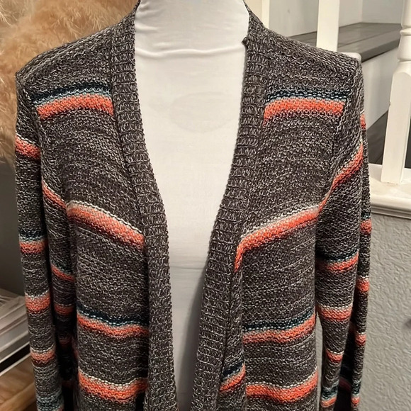 Torrid Striped Duster Cardigan Size 14-16 - Picture 4 of 9